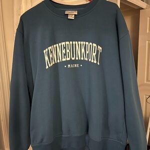 Kennebunkport Maine Men's Crewneck Sweatshirt - Blue
